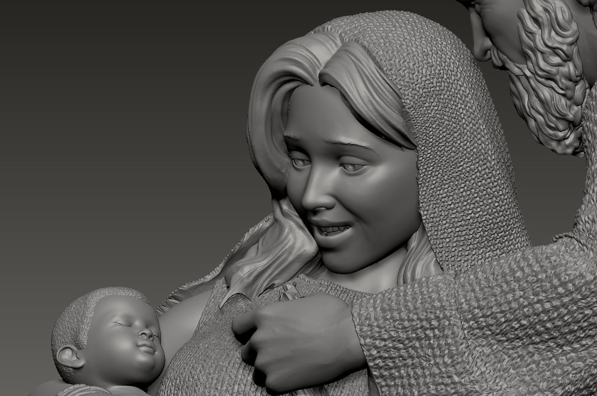 Nativity 6 - printable 3D print model_7