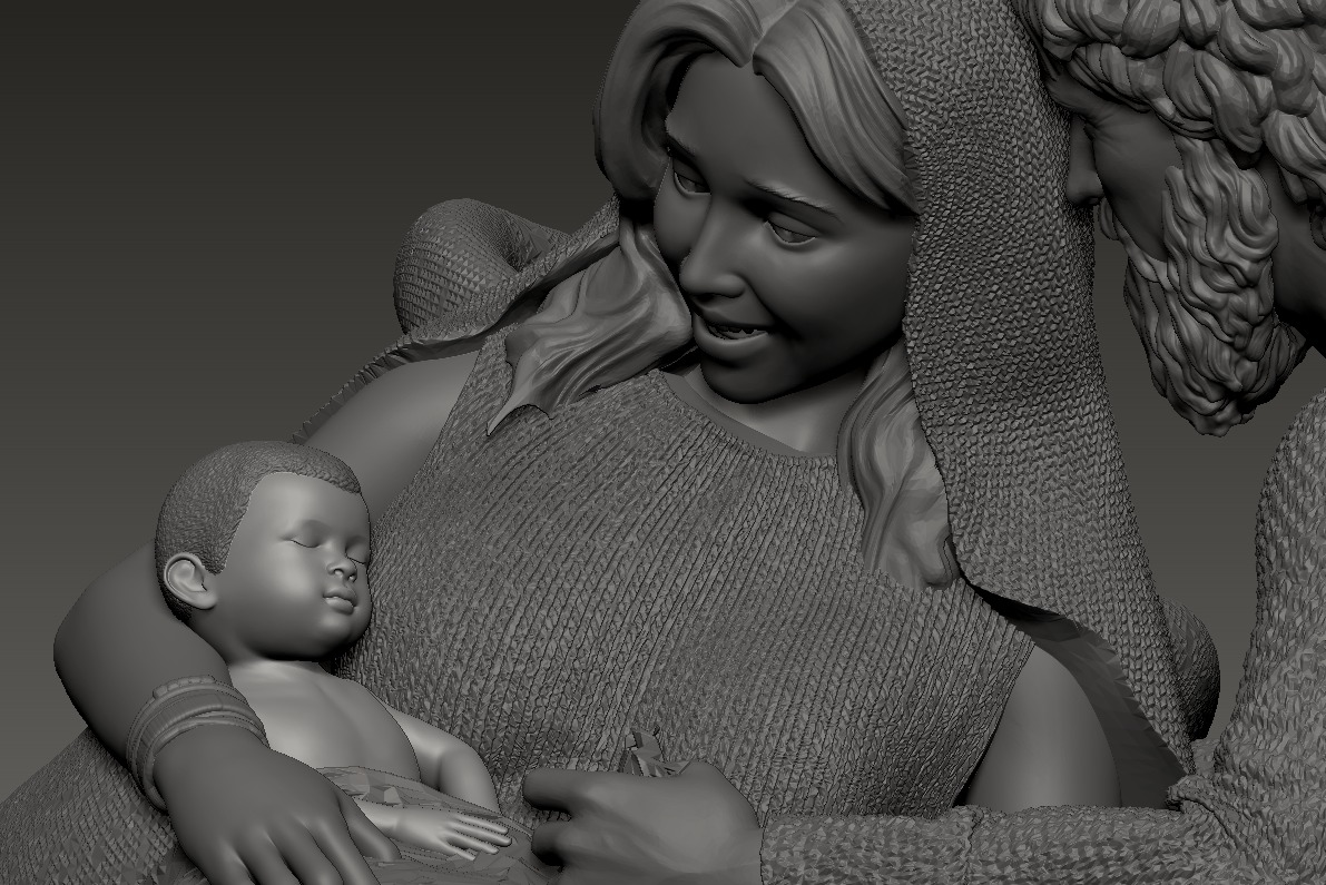 Nativity 6 - printable 3D print model_9