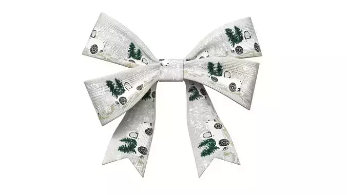 Christmas Bow Ribbon 87