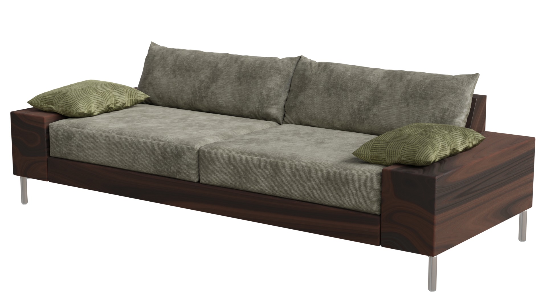 2 Seater Arena Sofa By Dag Hjelle Made in Blender 3D model 3D model_1