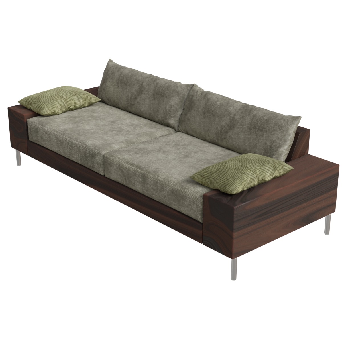 2 Seater Arena Sofa By Dag Hjelle Made in Blender 3D model 3D model_2