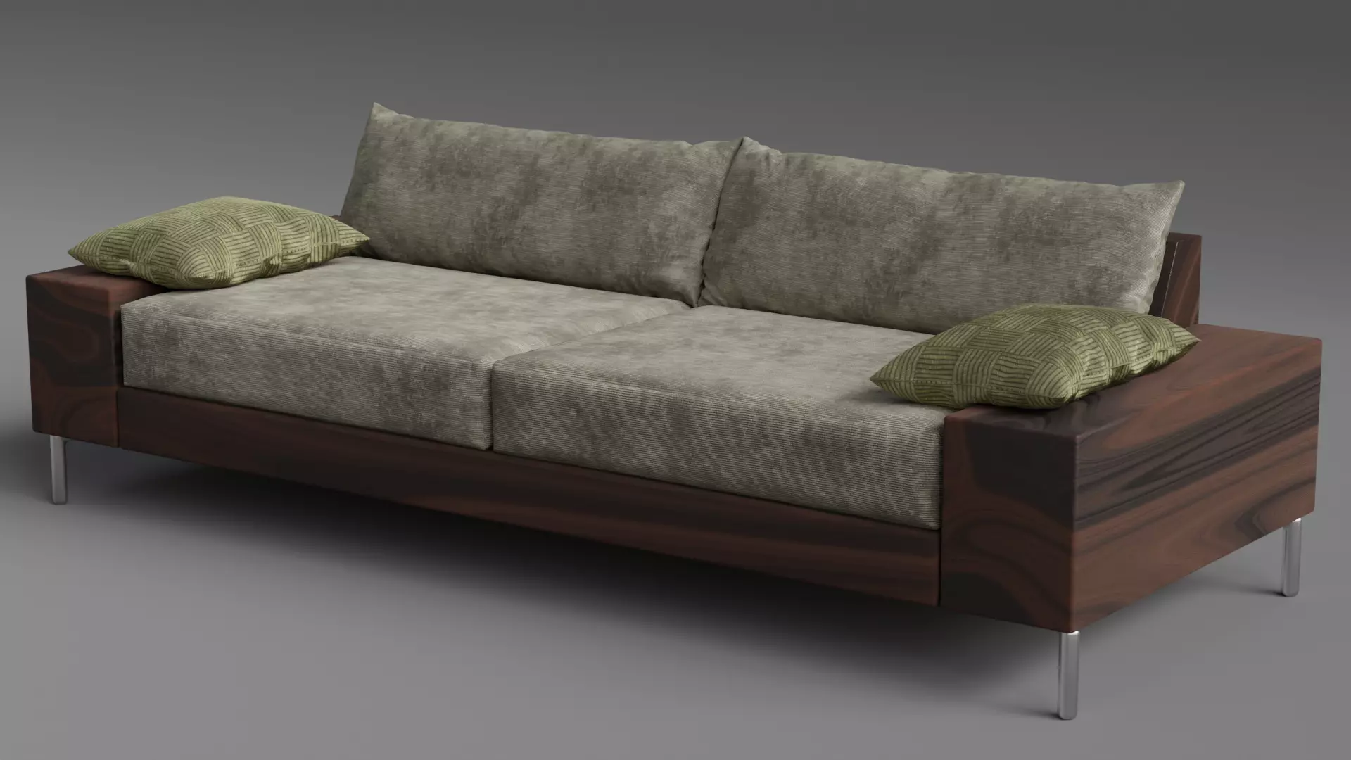 2 Seater Arena Sofa By Dag Hjelle Made in Blender 3D model 3D model_0