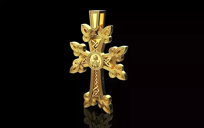 Cross Pendant 3d model