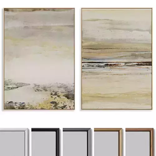 Abstract Painting Frame set 025