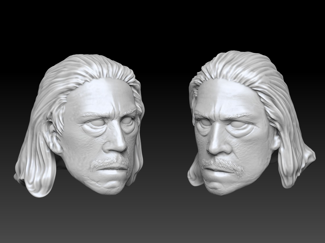 BOBF Rancor Kepper head sculpt for 3d printing 3D print model_1