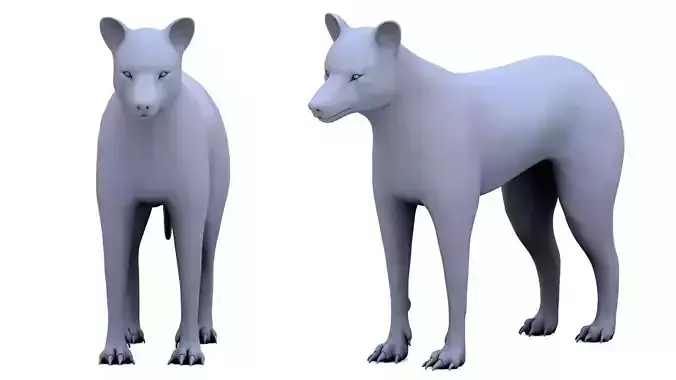 Wolf 3D Model