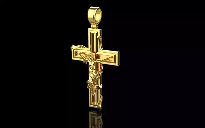 Cross Pendant 003 3d model