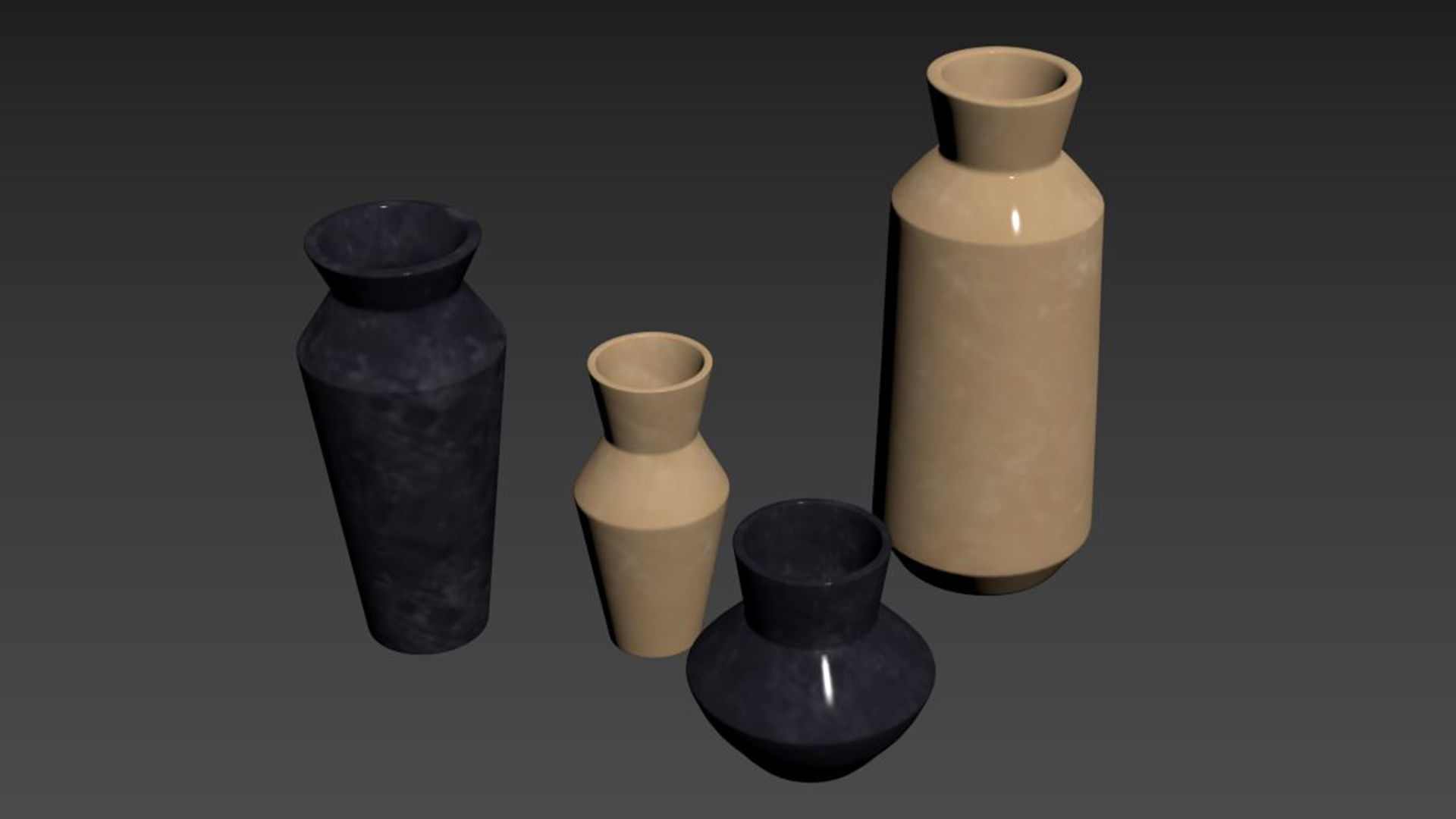 Asher Ceramic Vases 3D model_5