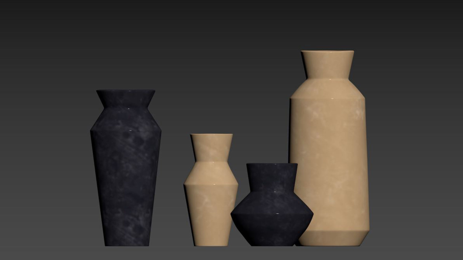 Asher Ceramic Vases 3D model_4