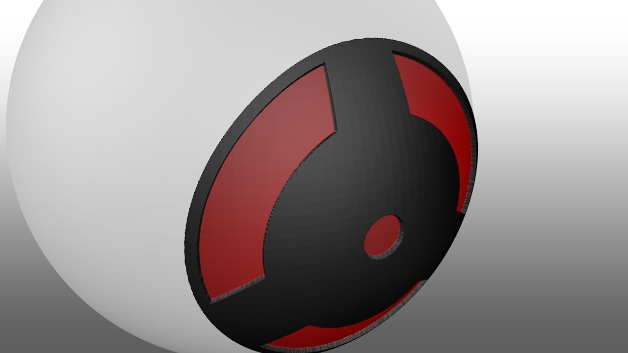 Mangekyo Sharingan de Izuna Uchiha 3D print model_2