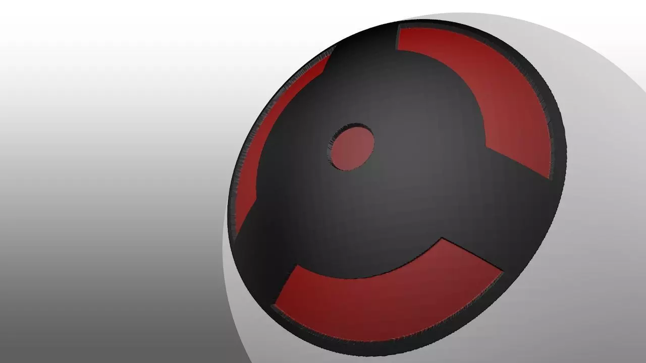 Mangekyo Sharingan de Izuna Uchiha 3D print model_0
