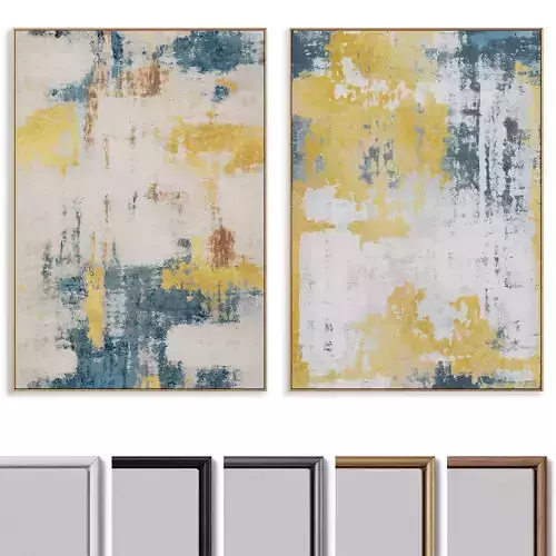 Abstract Painting Frame set 028