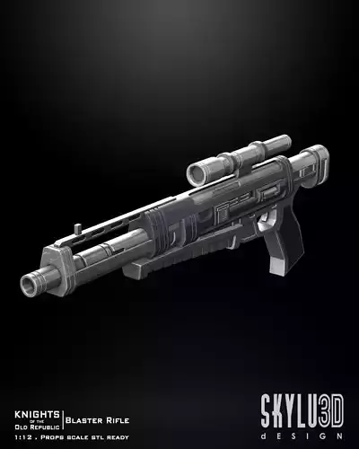 KOTOR Blaster Rifle Bundle STL Files