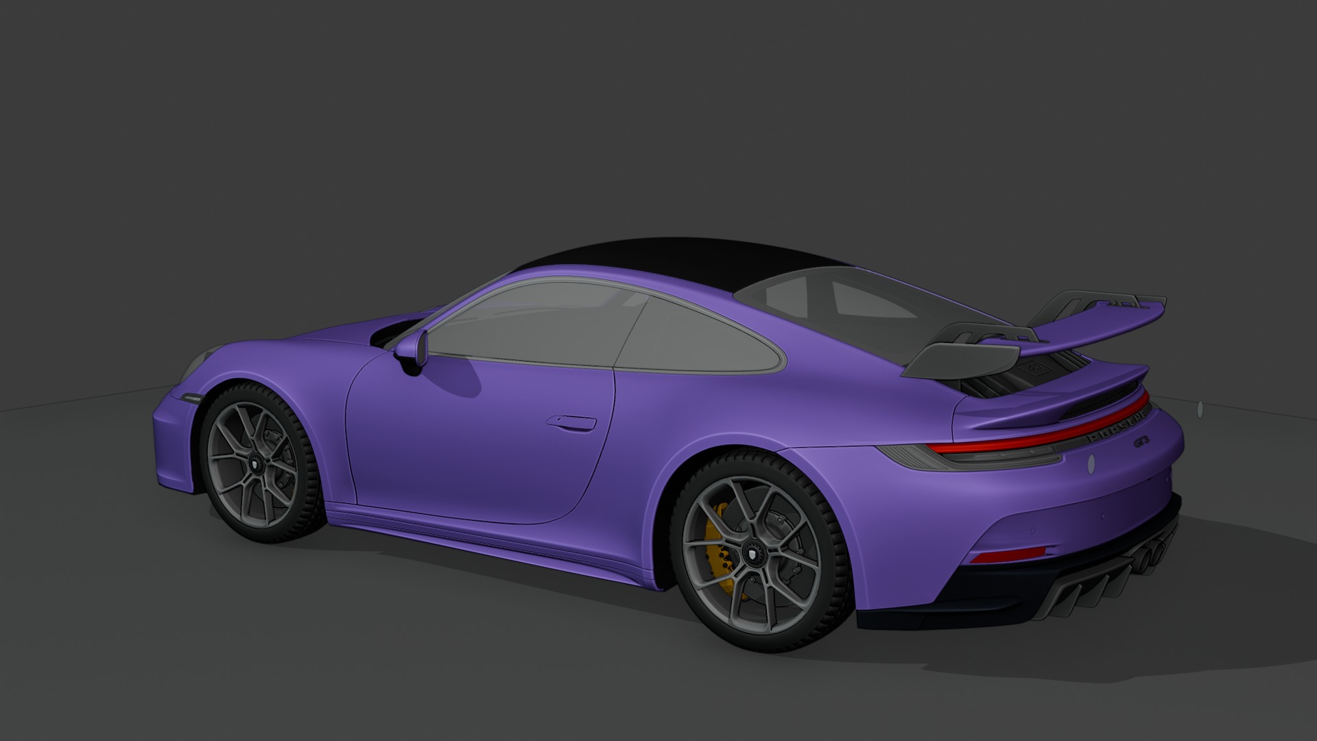 Porsche 911 GT3 2022 Rigged 3D model_7