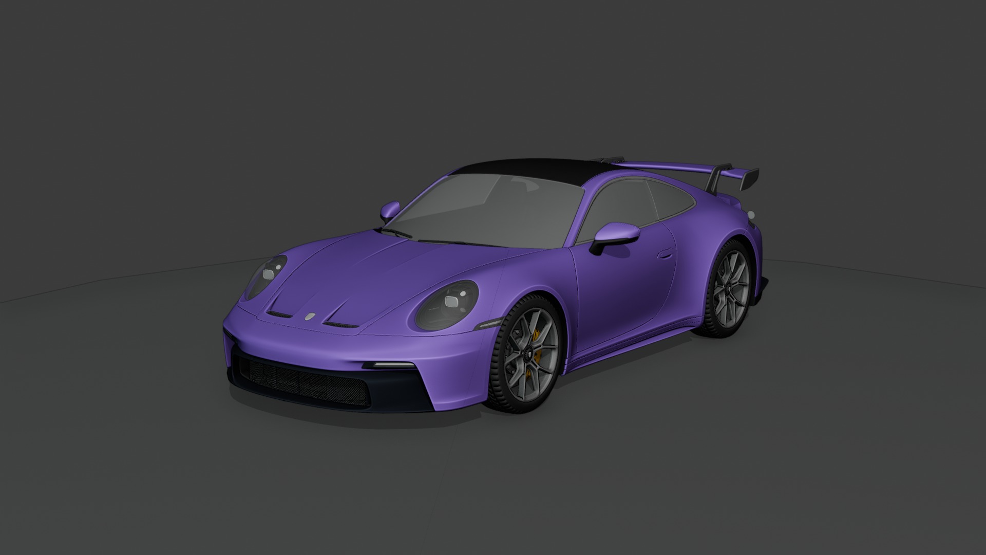Porsche 911 GT3 2022 Rigged 3D model_6