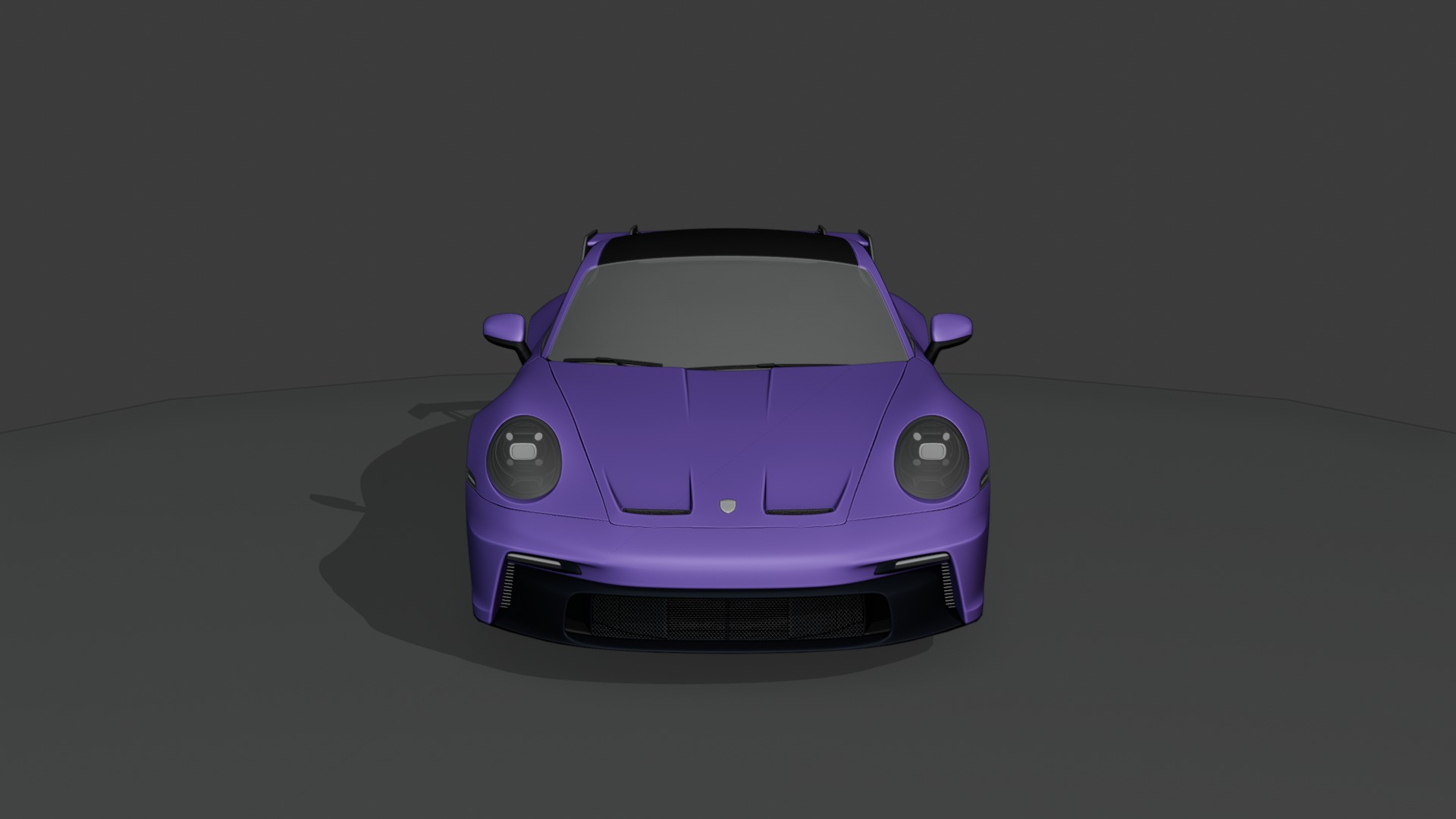 Porsche 911 GT3 2022 Rigged 3D model_5