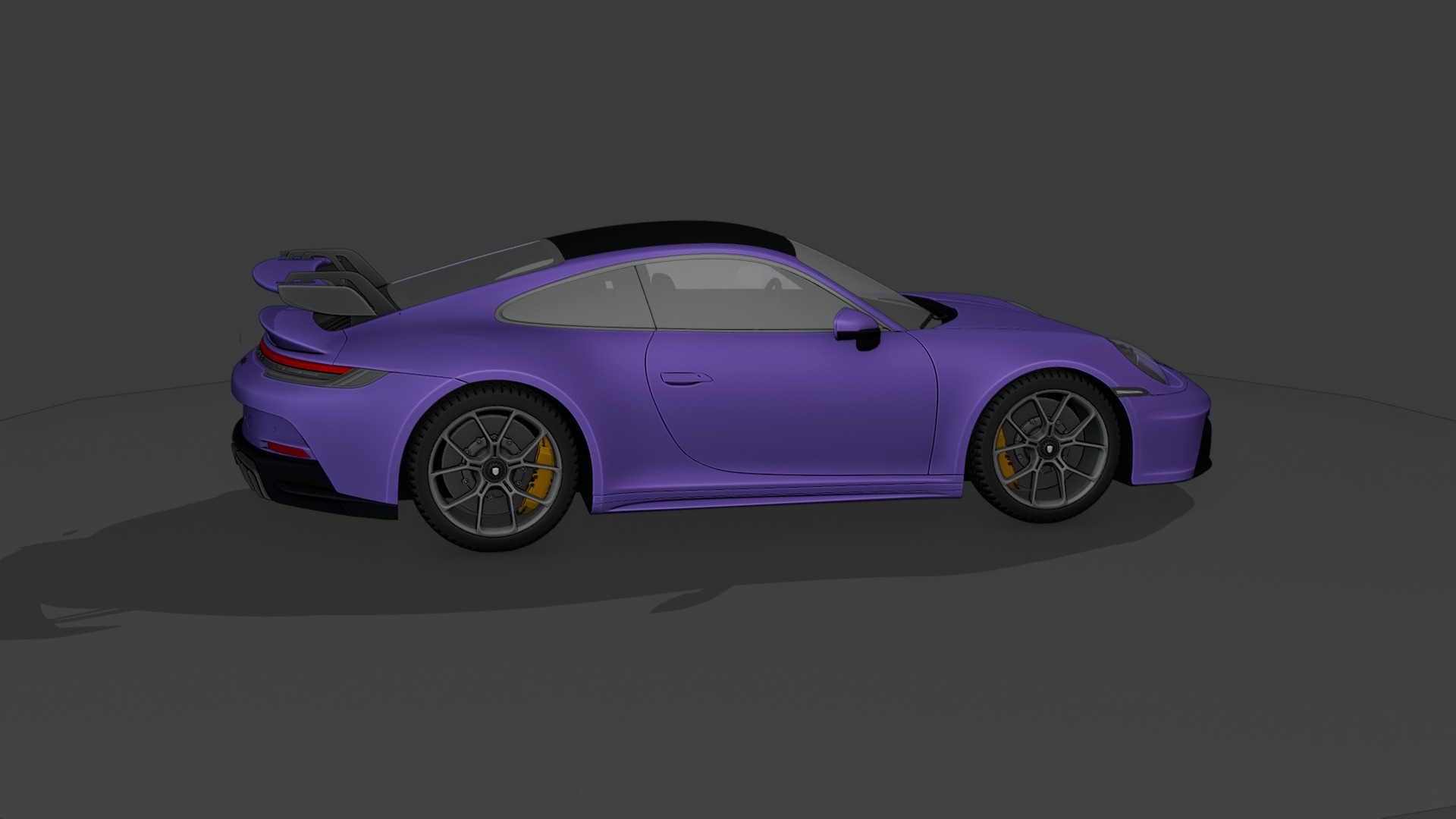 Porsche 911 GT3 2022 Rigged 3D model_9