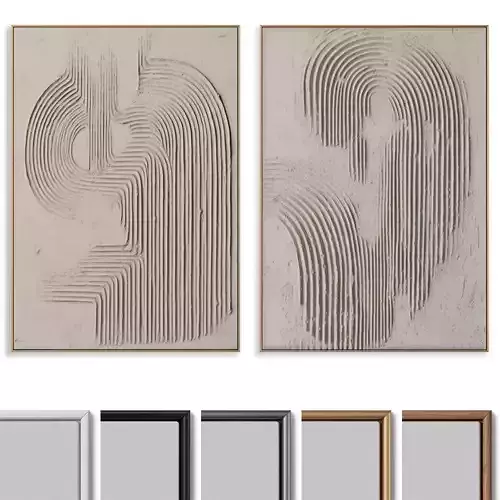 Abstract Painting Frame set