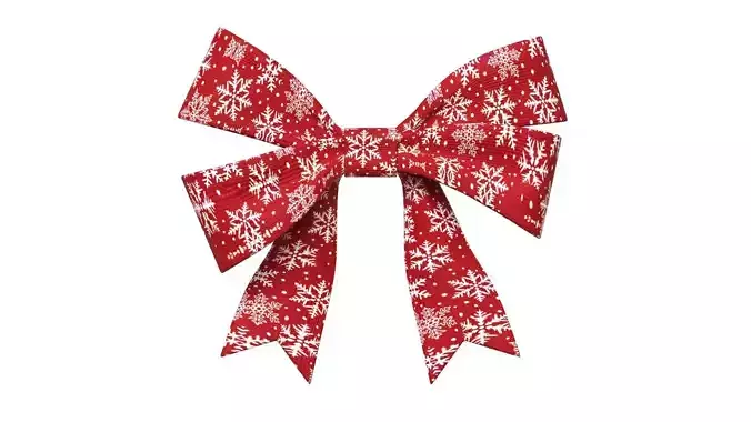 Christmas Bow Ribbon 90