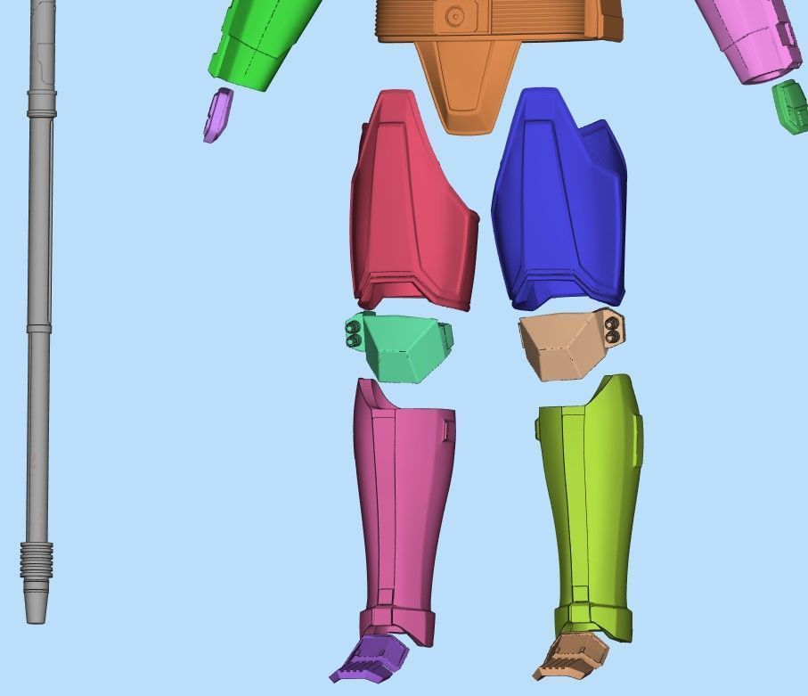 Moff Gideon Dark Trooper Armor One12 Scale Custom Files 3D print model_3