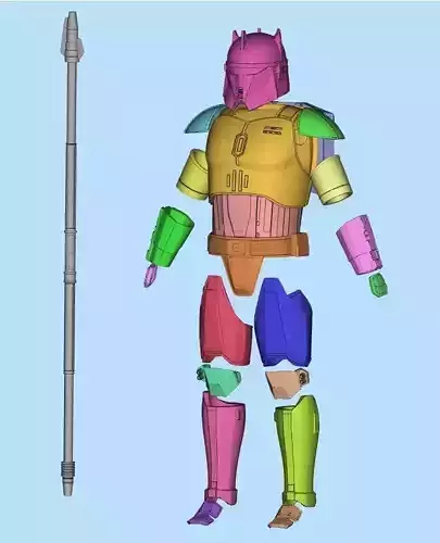 Moff Gideon Dark Trooper Armor One12 Scale Custom Files