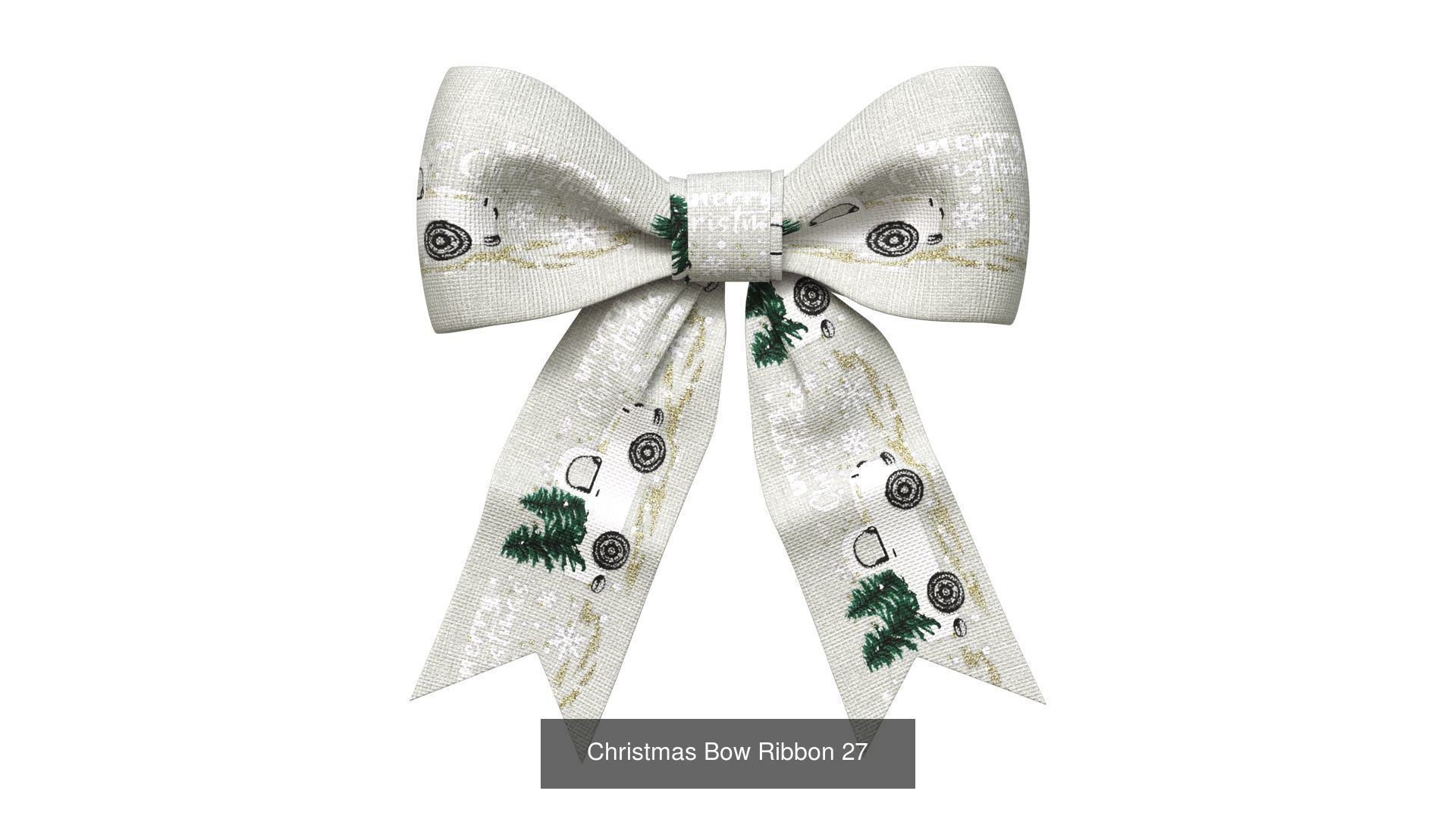Christmas Bow Ribbon Collection 03 _3