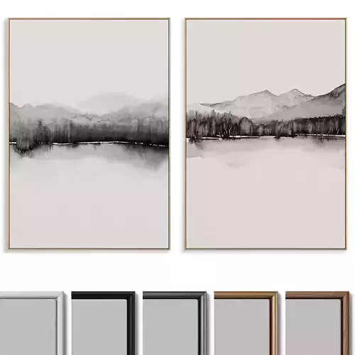Abstract Painting Frame set 031