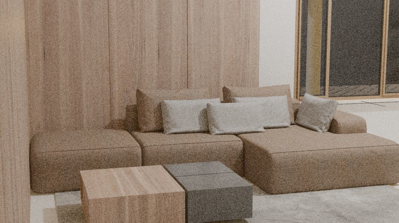 Cycles Render Modern House 3D Model With Interior 3D model_3