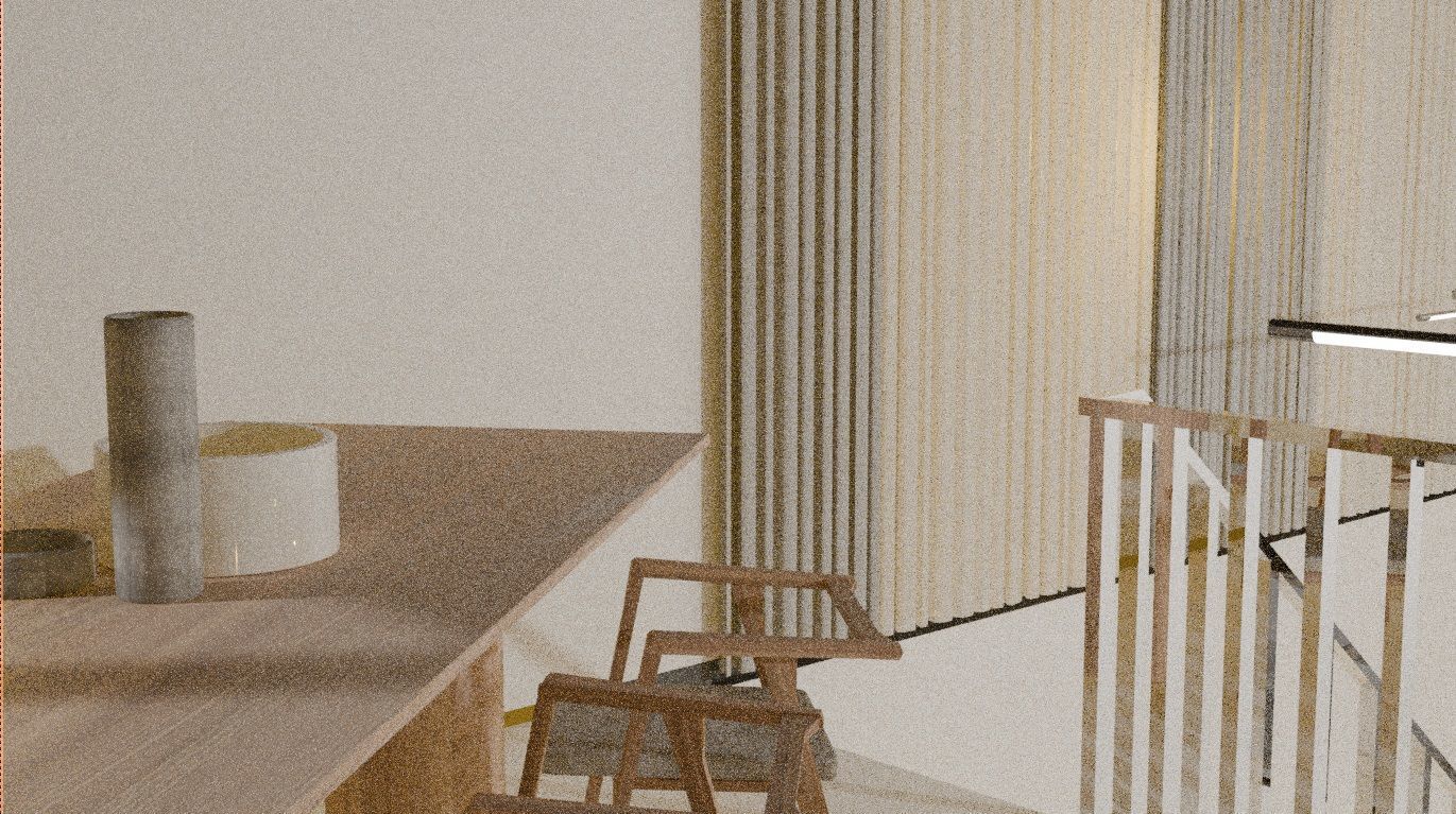 Cycles Render Modern House 3D Model With Interior 3D model_6