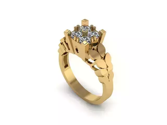 Wedding ring for daimonds