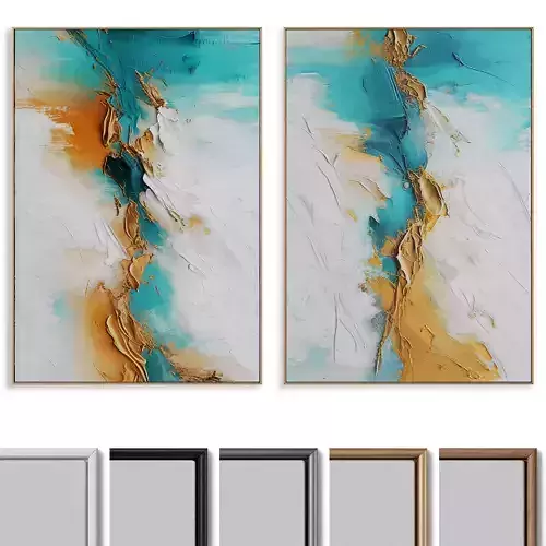 Abstract Painting Frame set