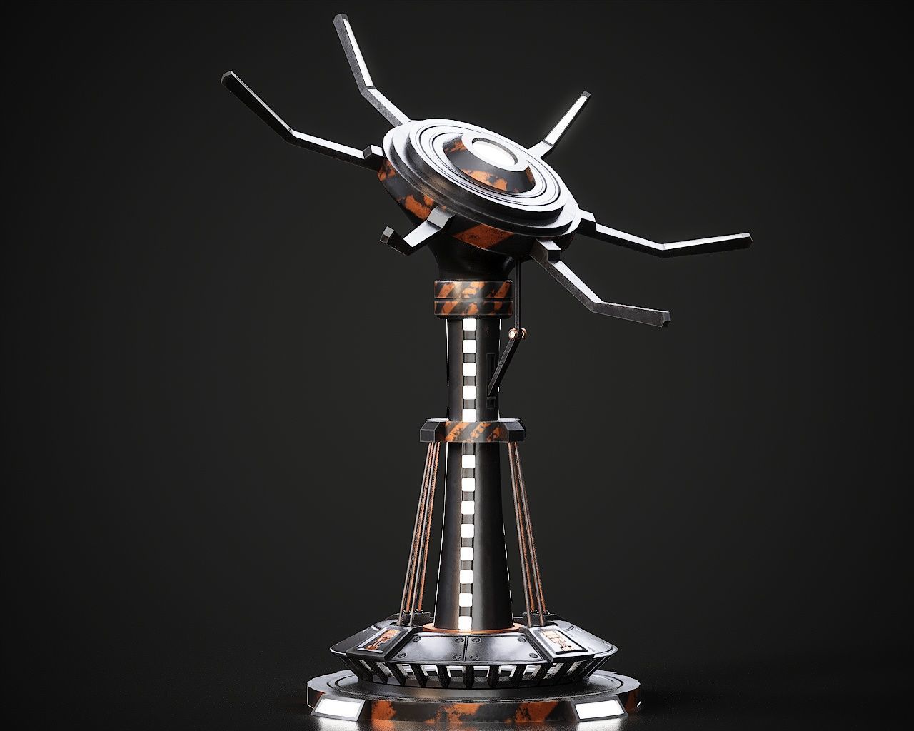 Sci-fi City Builder Low-poly 3D model_6