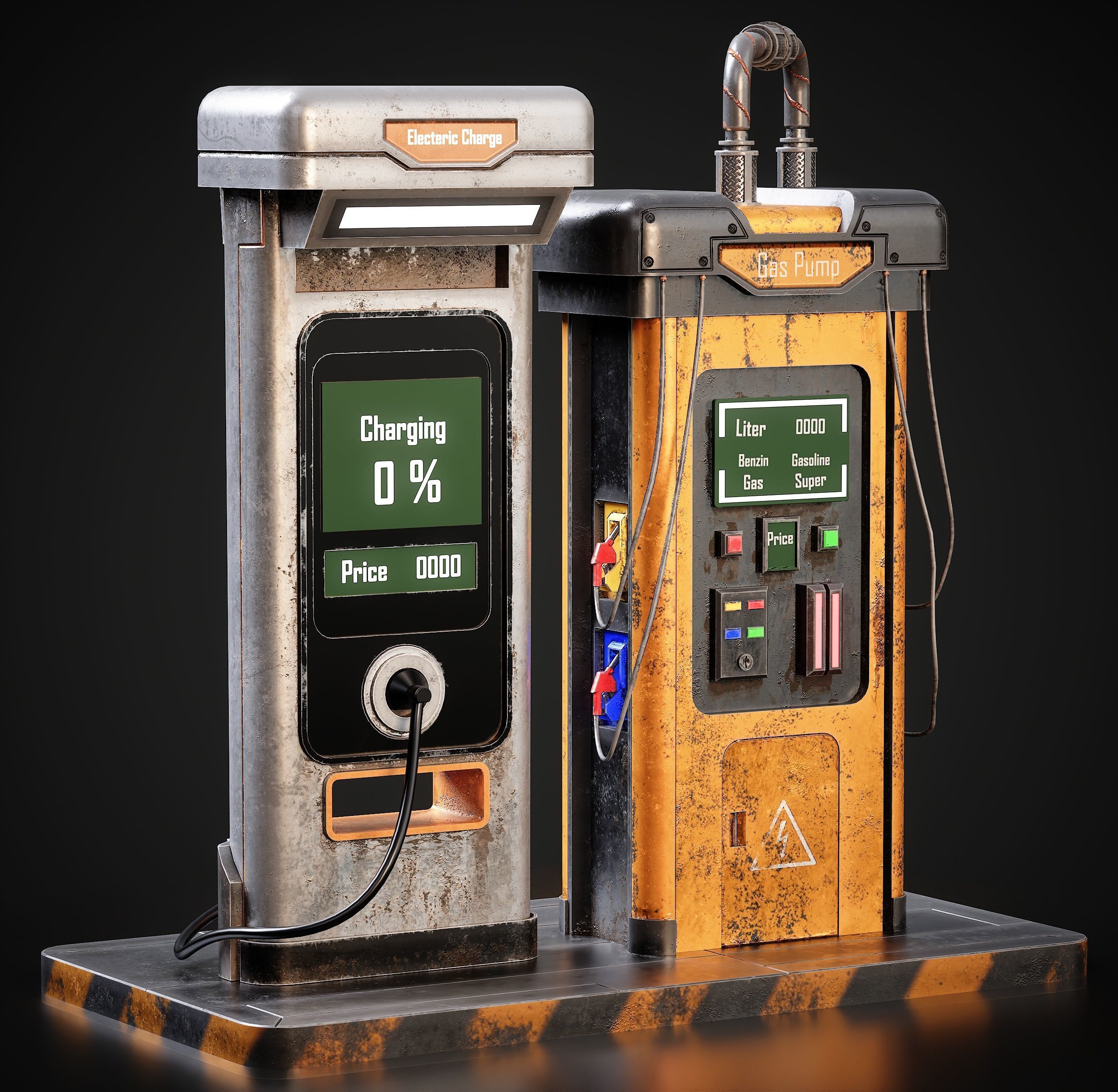 Sci-fi City Builder Low-poly 3D model_12