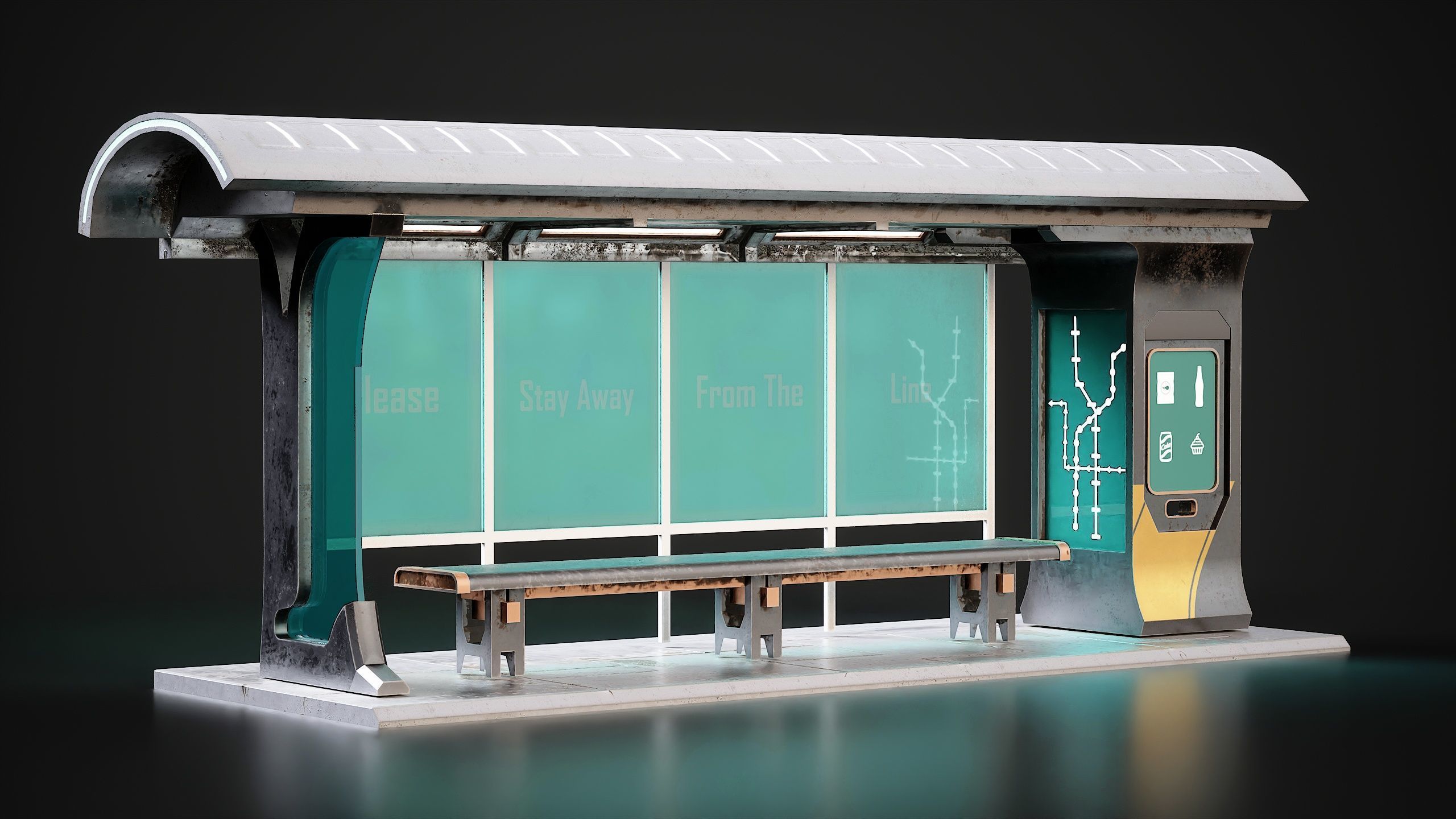 Sci-fi City Builder Low-poly 3D model_8