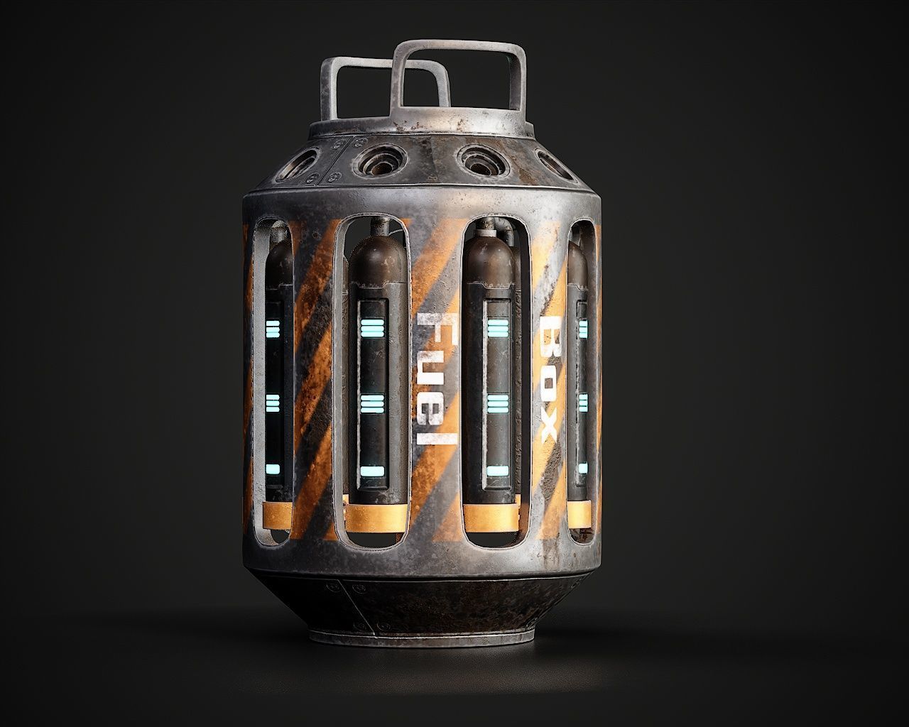 Sci-fi City Builder Low-poly 3D model_11