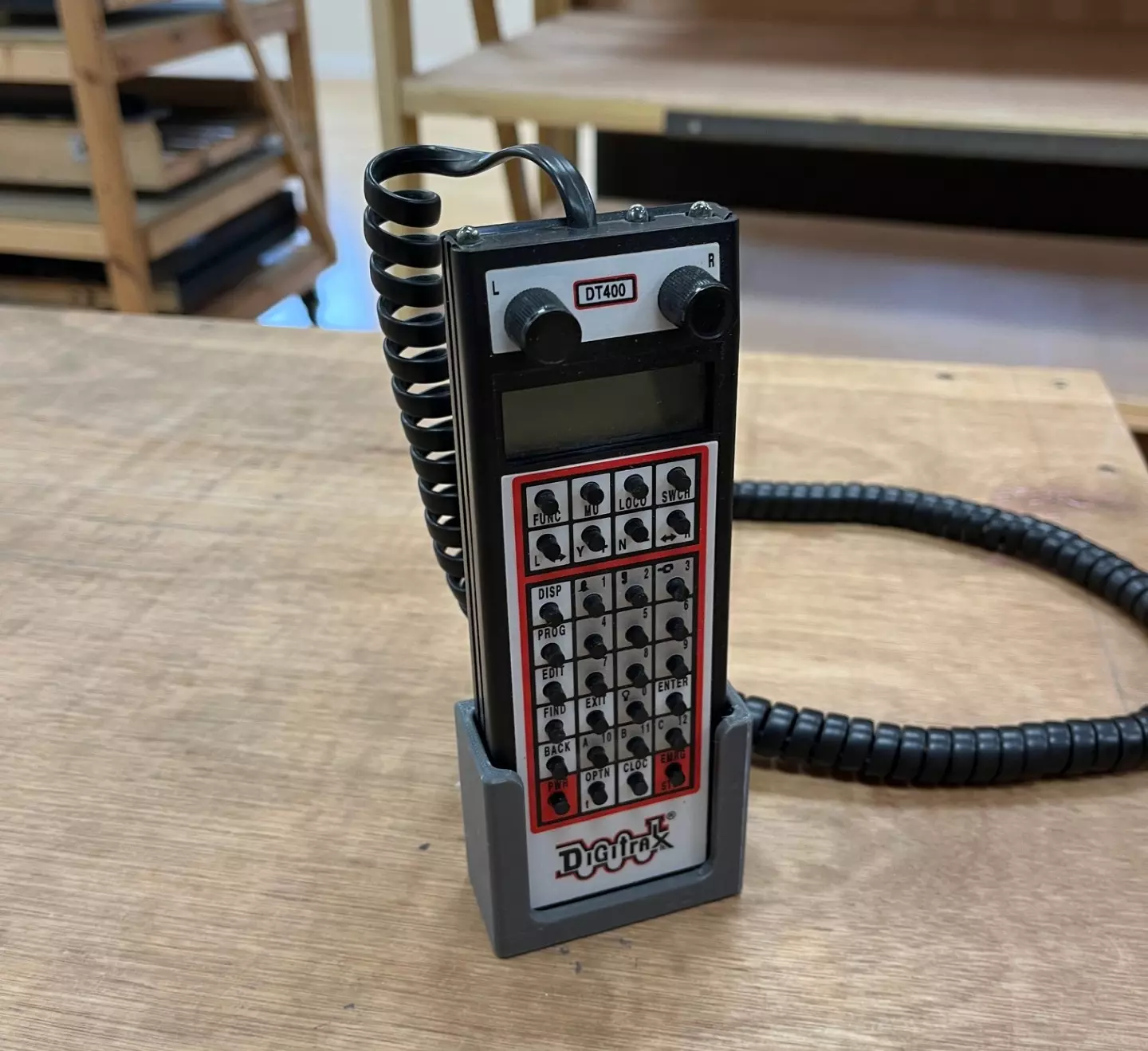 DigiTrax DT400 and DT4 Handheld Controller Holder 3D print model