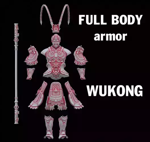 BLACK MYTH WUKONG - FULL BODY ARMOR - 3D PRINT