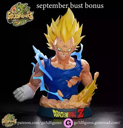 vegeta bust
