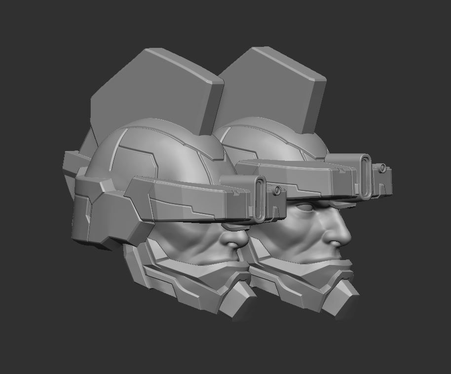 Jack Tekken 8 Headsculpt for Action Figures 3D print model_1