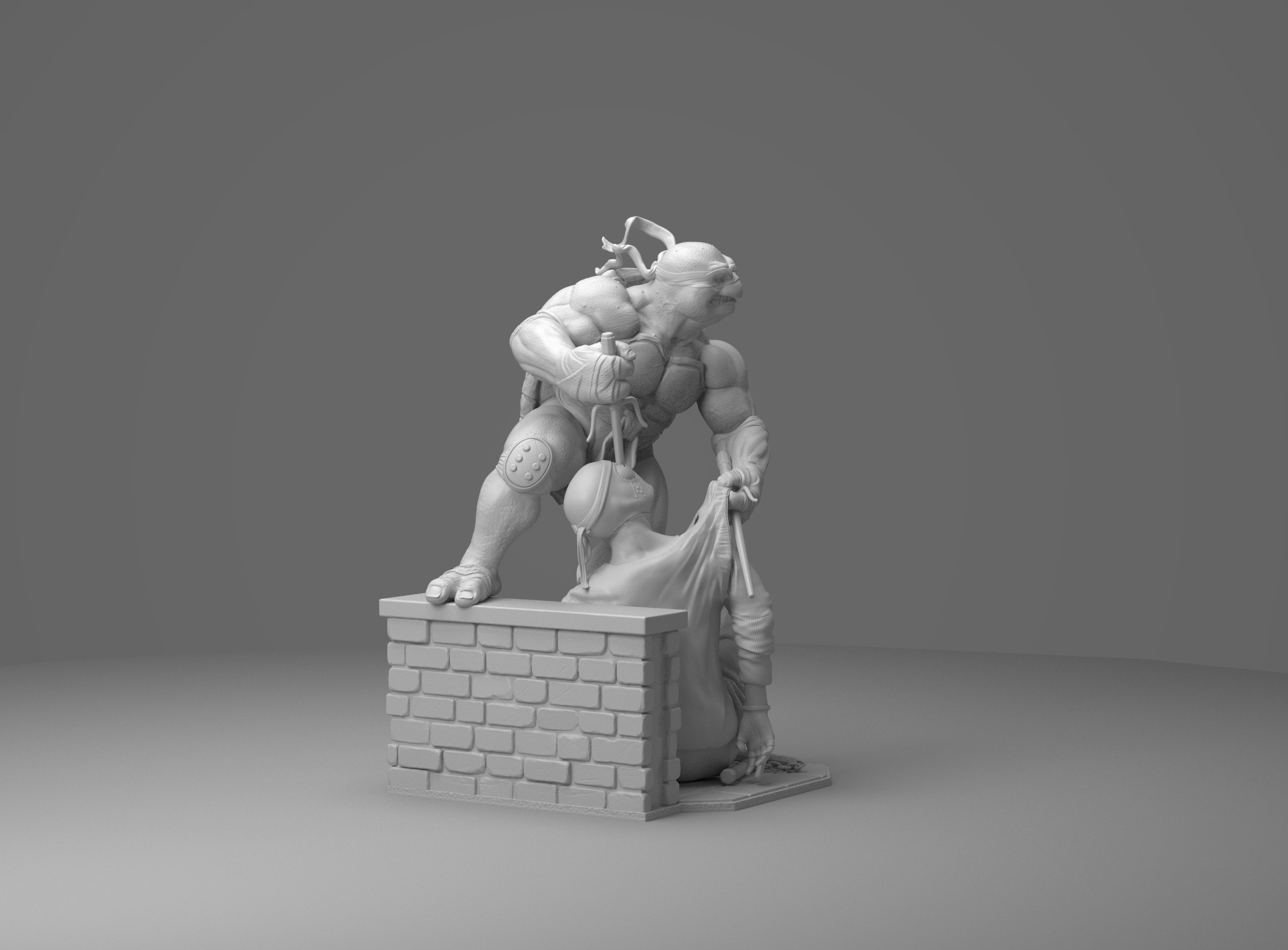 Teenage Mutant Ninja Turtles  Raphael 3D print model 3D print model_4