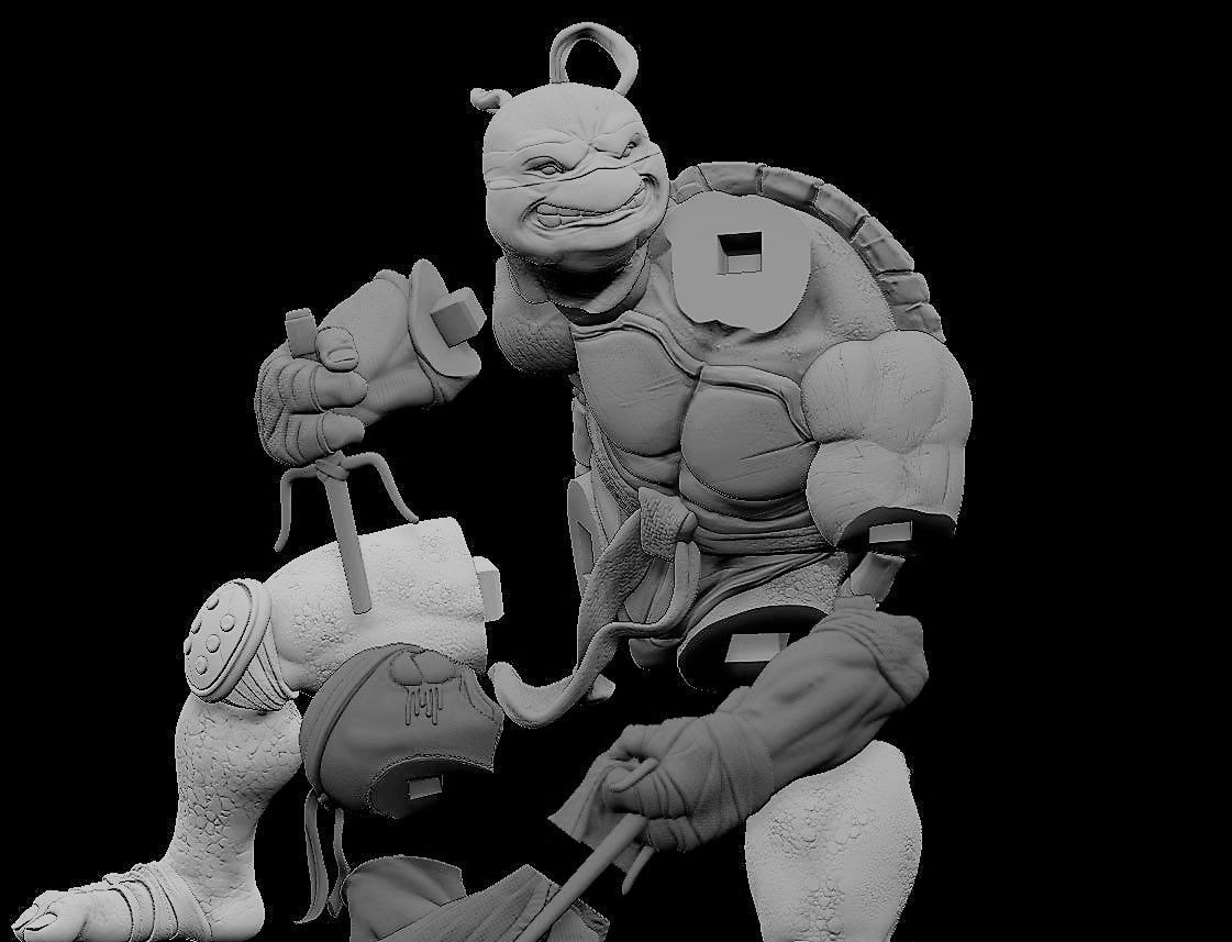 Teenage Mutant Ninja Turtles  Raphael 3D print model 3D print model_2