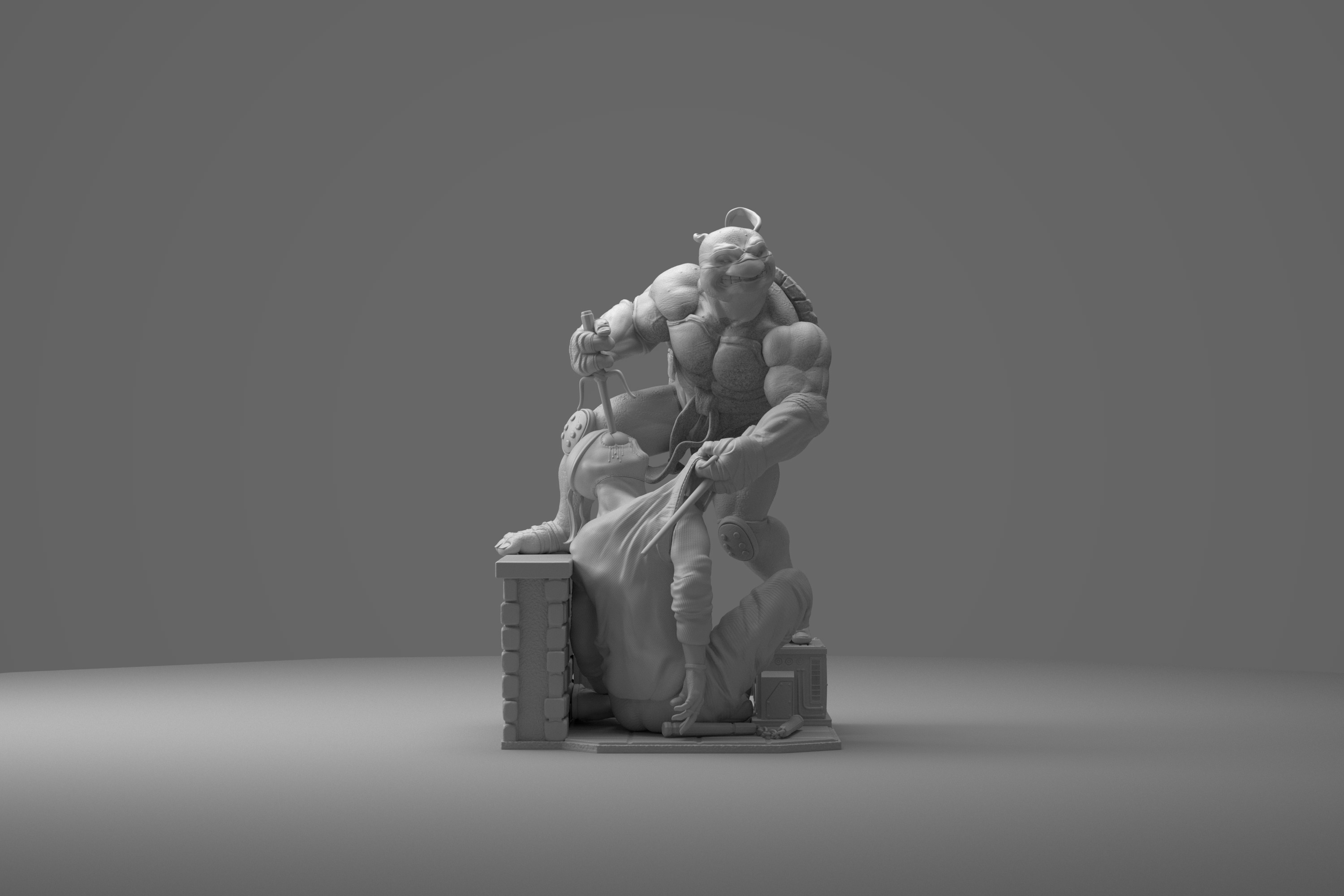 Teenage Mutant Ninja Turtles  Raphael 3D print model 3D print model_3