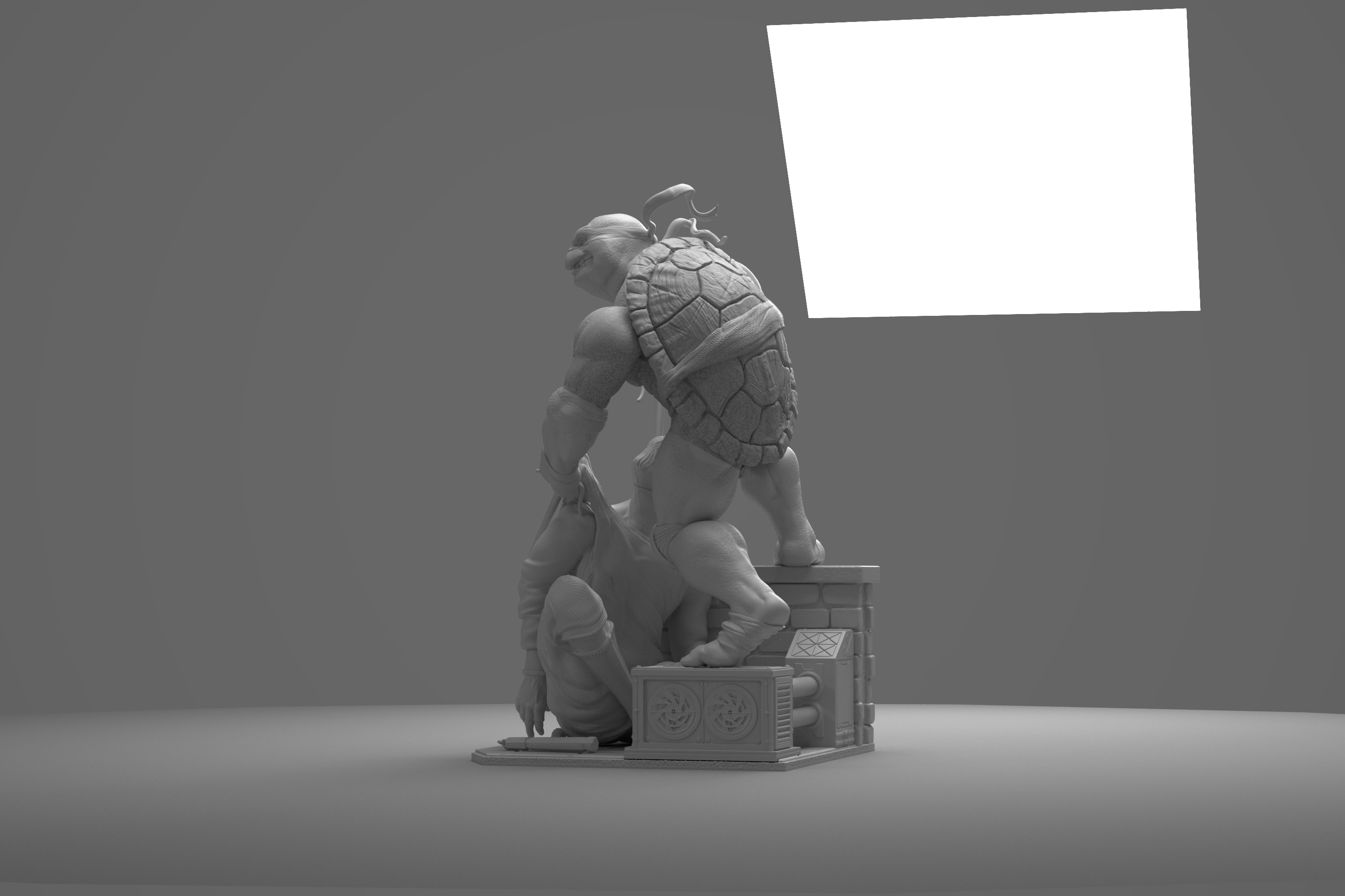 Teenage Mutant Ninja Turtles  Raphael 3D print model 3D print model_5