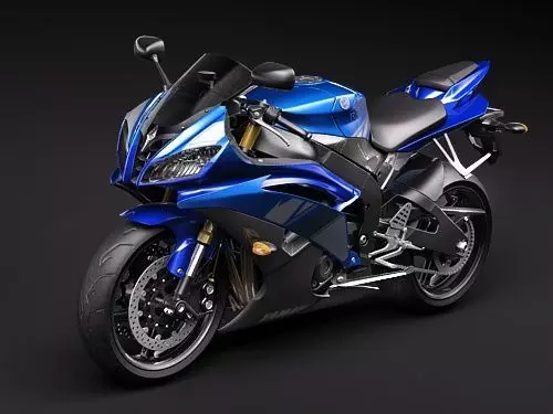 Yamaha r6 2009 3D model_0