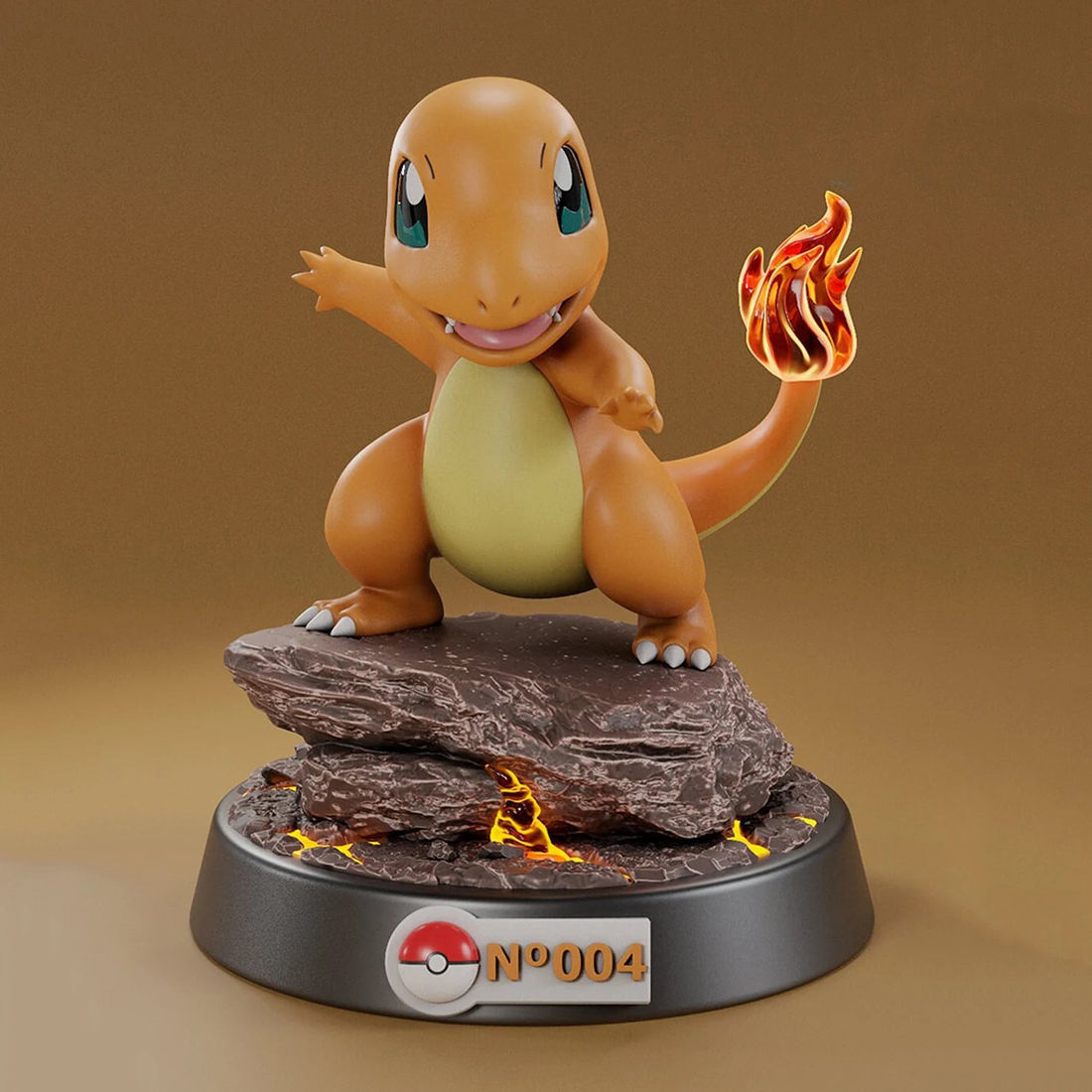 Charmander Pokemon 3D Model Ready to Print 3D print model_7