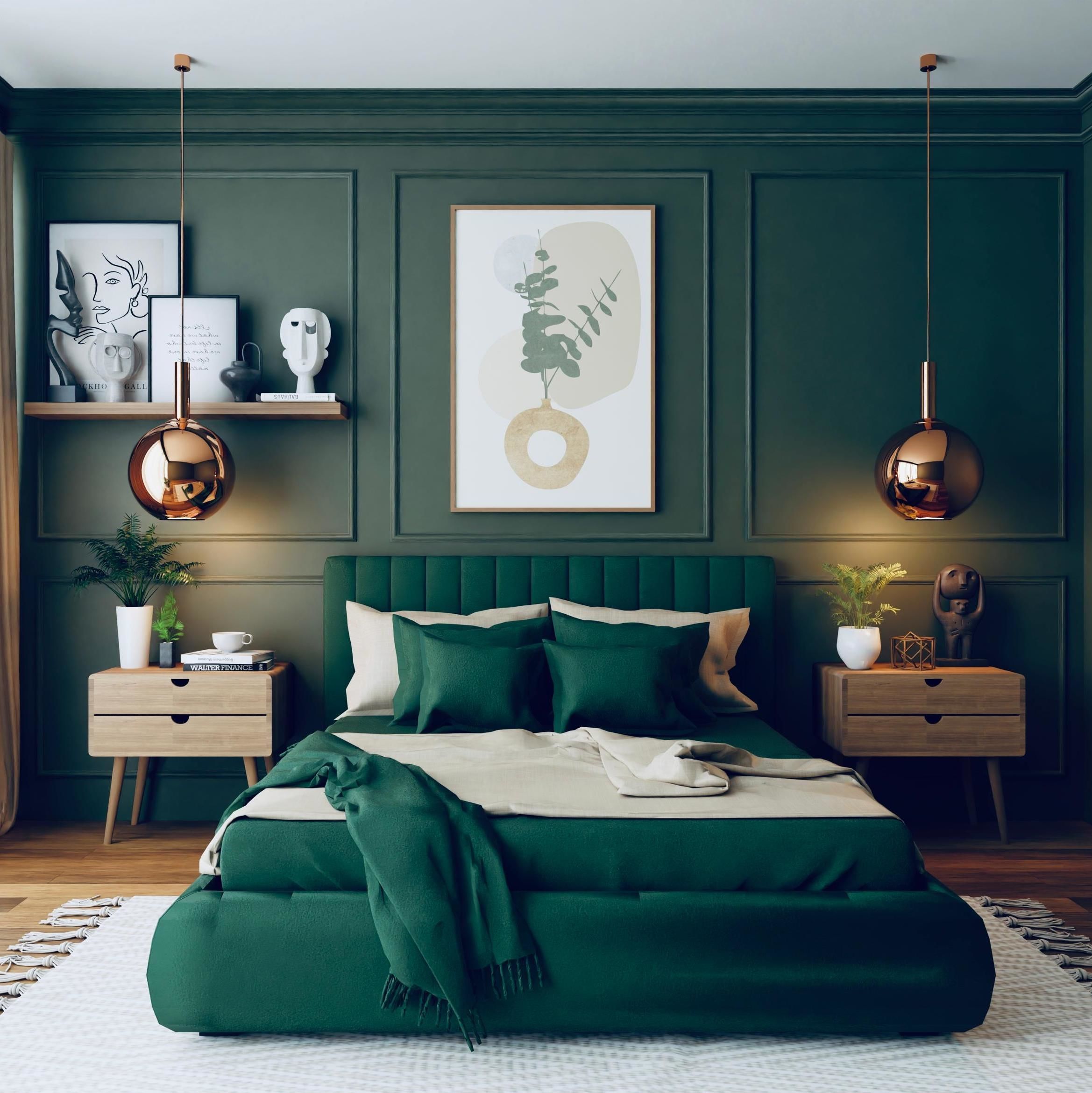 Bedroom I  Interior I Design I 3D Model I 3D Render 3D model_1