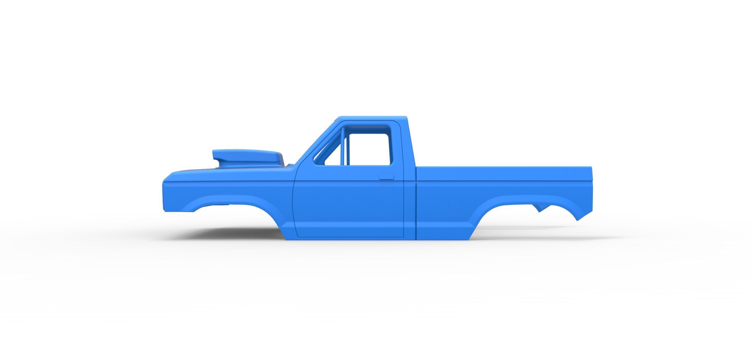 Shell of Mud dragster 4wd Version 2 Scale 1 to 25 3D print model_6