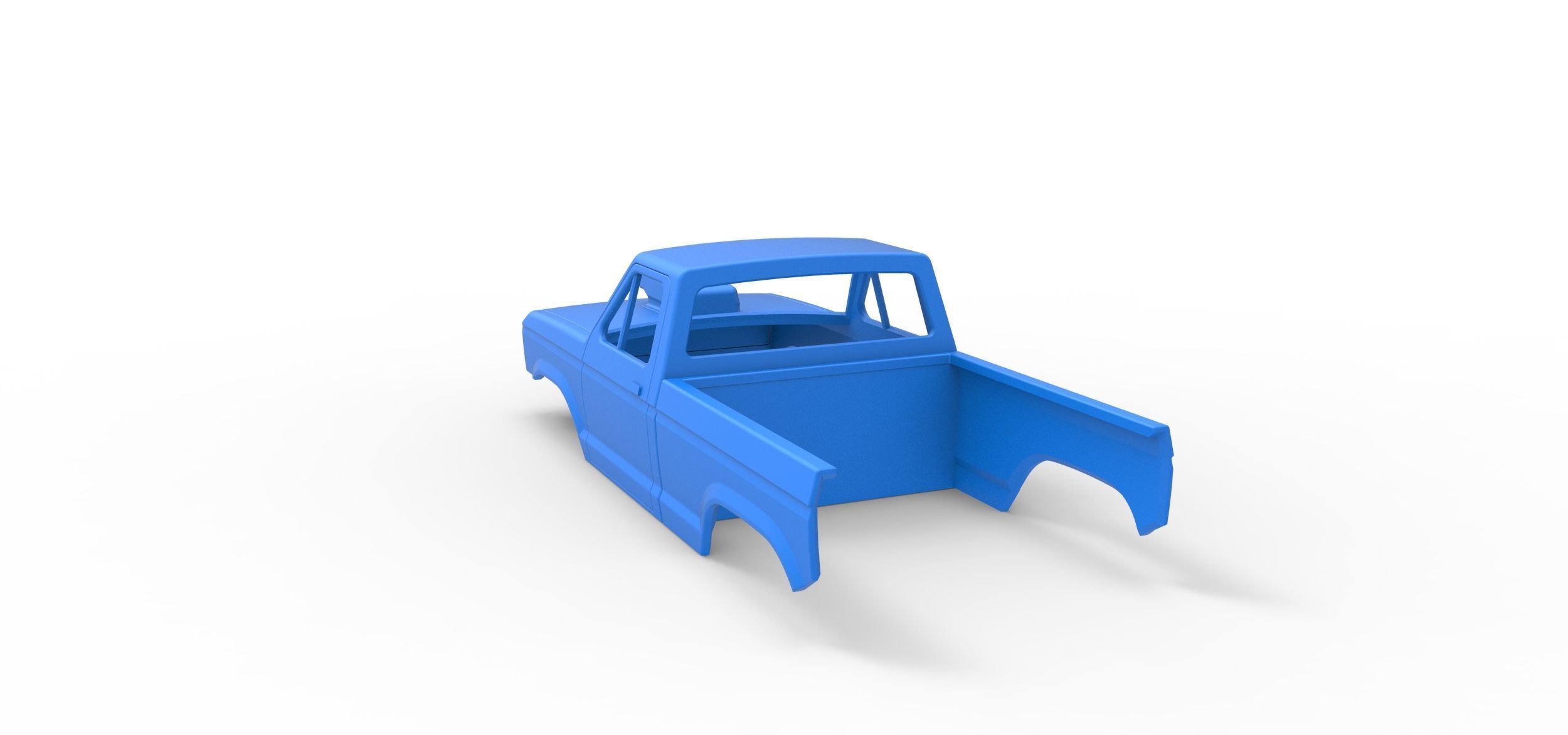 Shell of Mud dragster 4wd Version 2 Scale 1 to 25 3D print model_10