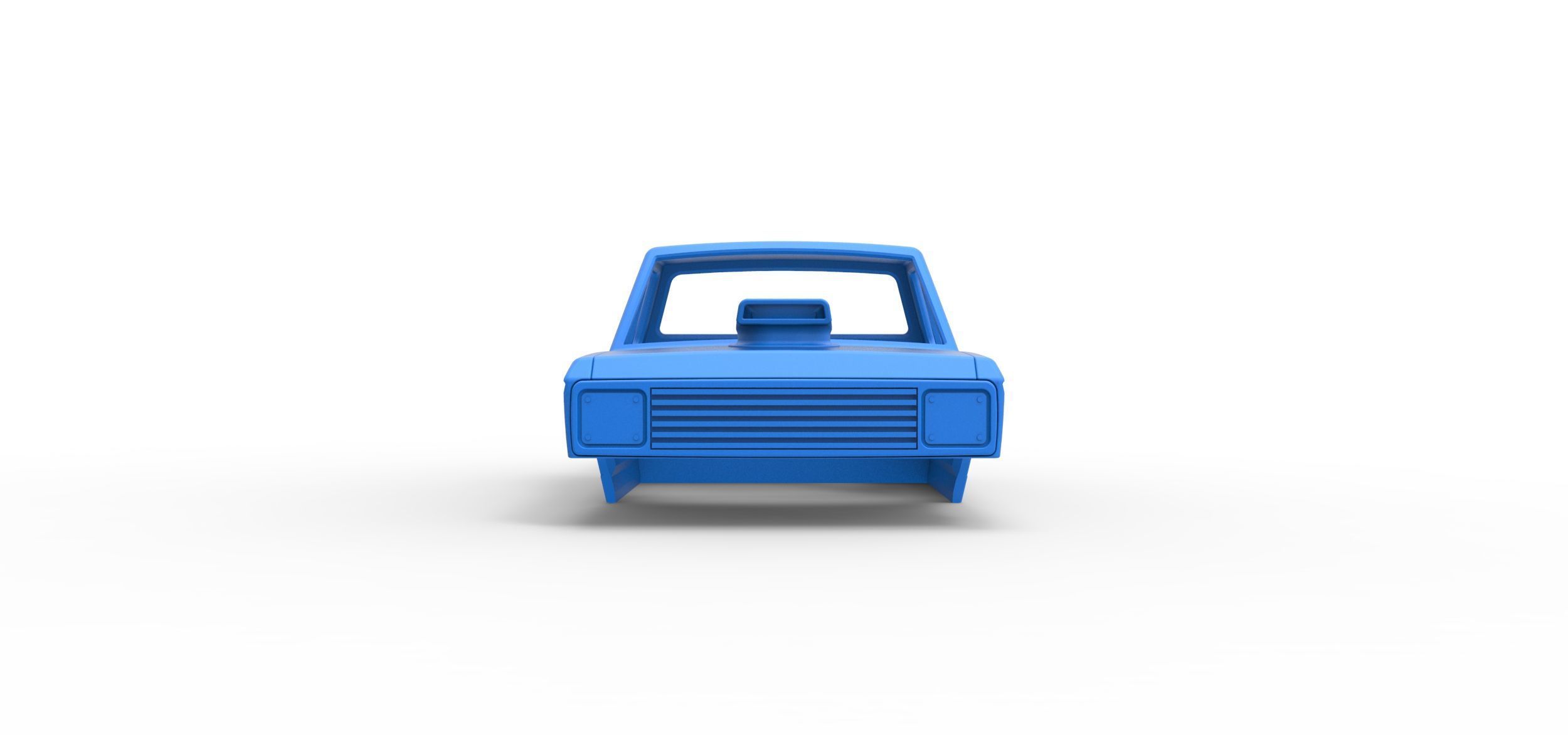 Shell of Mud dragster 4wd Version 2 Scale 1 to 25 3D print model_4