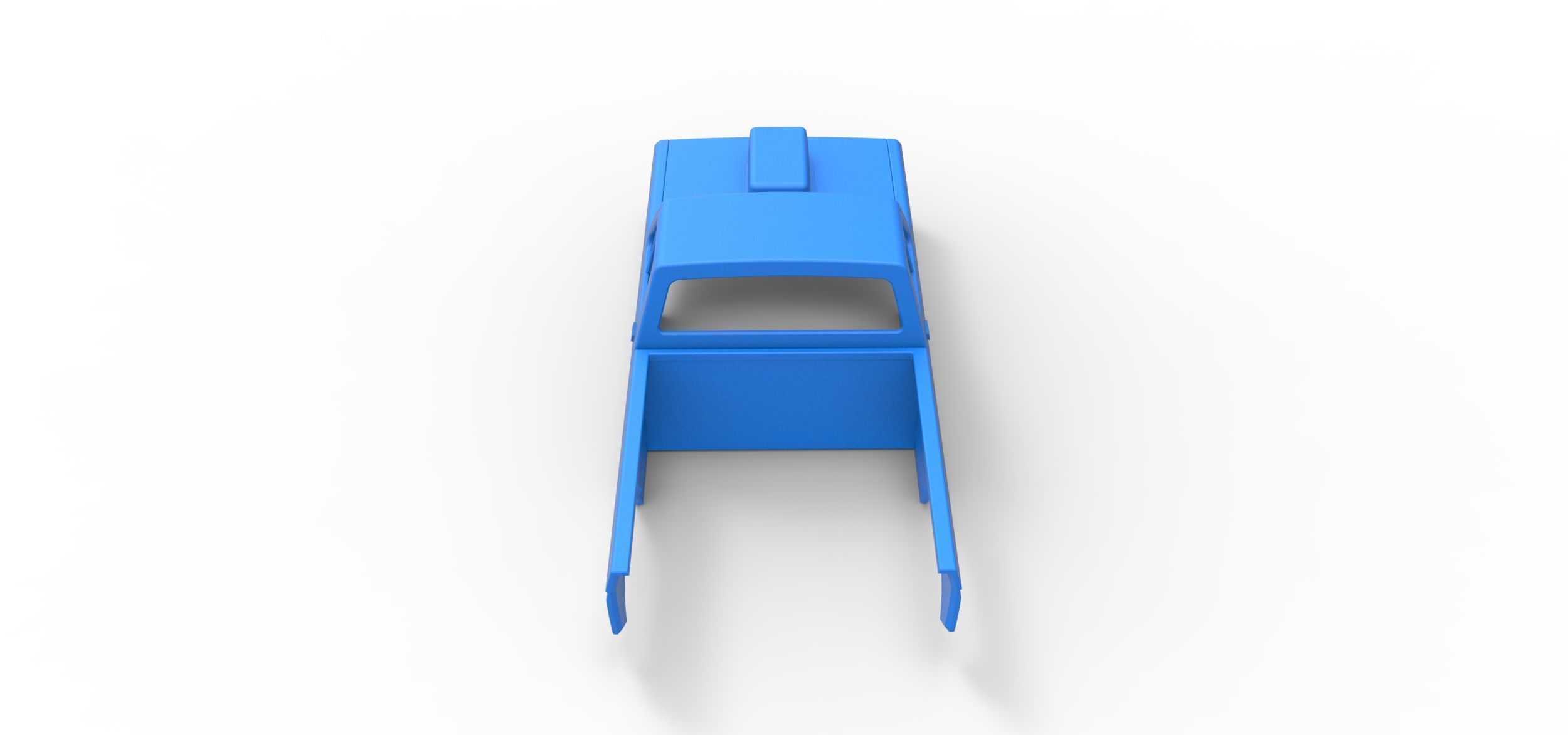 Shell of Mud dragster 4wd Version 2 Scale 1 to 25 3D print model_12